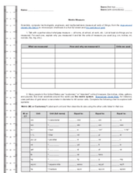 Free Math Worksheets – Math4Science