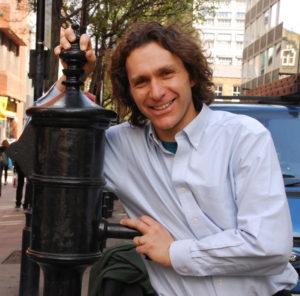 Biostatistician Andrew Vickers, at London's Broad Street Pump, where an 1854 outbreak of cholera helped inspire improvements in health and sanitation.